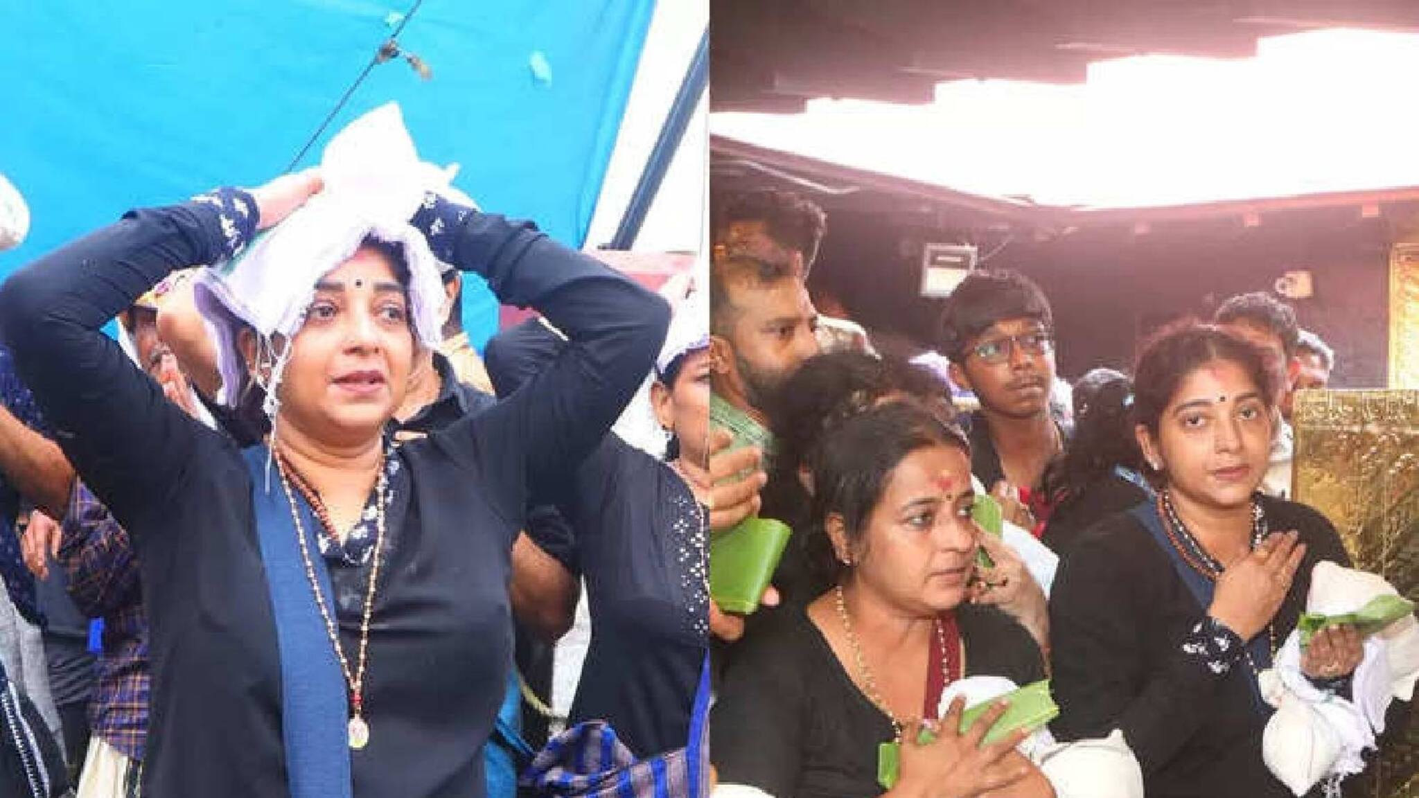 കുടുംബാംഗങ്ങള്‍ക്കൊപ്പം ശബരിമല ദര്‍ശനം നടത്തി നടി സിത്താര