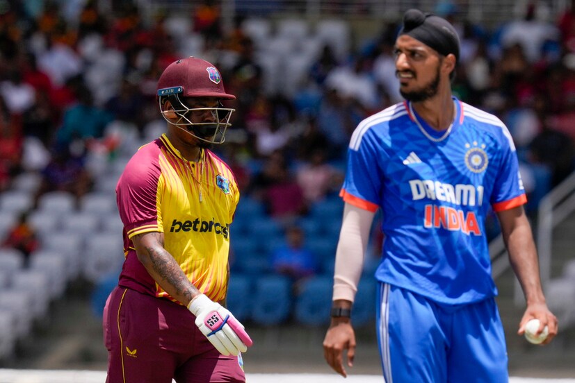 arshdeep singh, ind vs wi photos, india vs west indies 2023