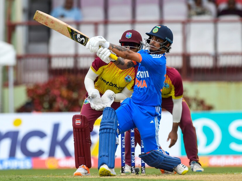 Kishan's wicket was followed by Sanju Samson's departure, Hardik Pandya then tried to rebuild with Tilak Varma but India continued to lose wickets at regular intervals. (AFP Photo)