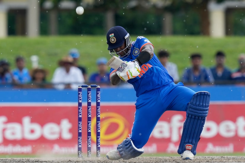 After Suryakumar Yadav was dismissed, the rest of the batters contributed in bits and parts and helped India reach a total of 165/9. (AP Photo)