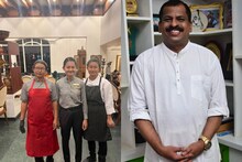 'ചില ചിരികൾ അങ്ങനെയാണ്'; മണിപ്പൂർ സ്വദേശിയായ ജീവനക്കാരിയെയും കുടുംബത്തെയും ഒന്നിപ്പിച്ച് ഷെഫ് പിളള