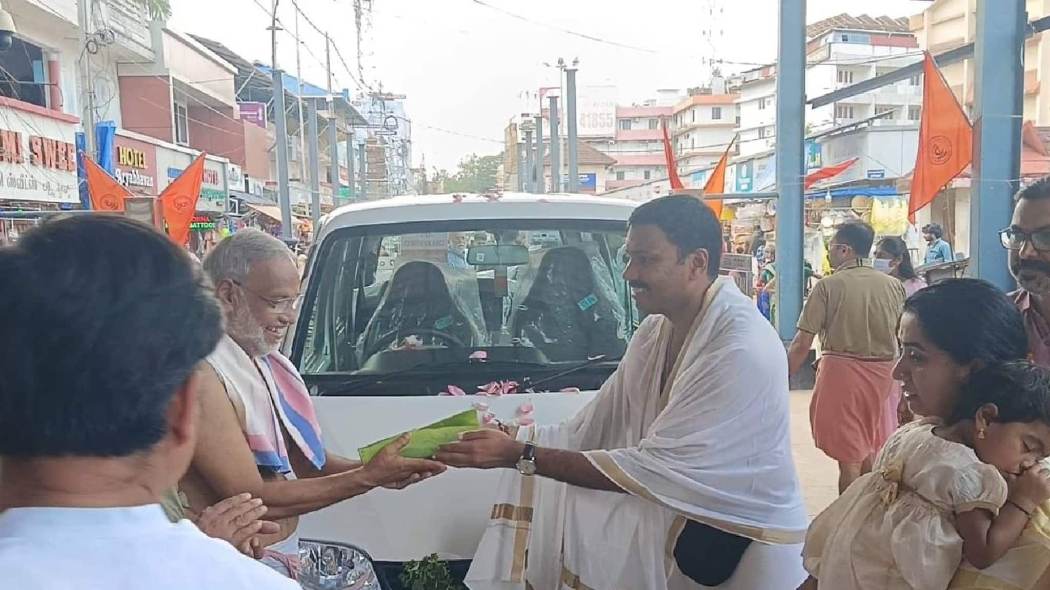 ഗുരുവായൂരപ്പന് കാണിക്കയായി മാരുതിയുടെ ലേറ്റസ്റ്റ് മോഡല്‍ ഈക്കോ സെവന്‍ സീറ്റര്‍