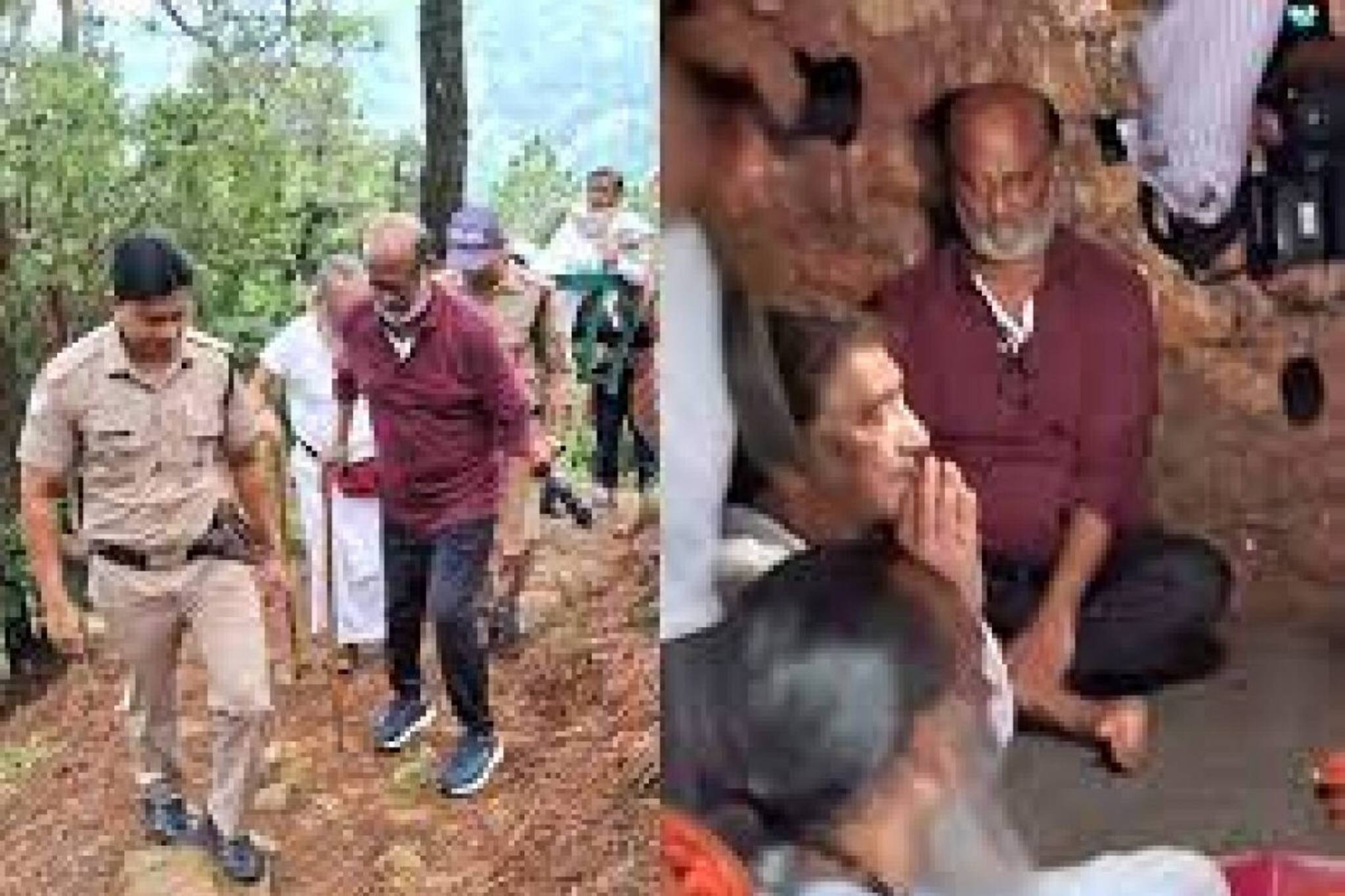 72-ാം വയസിലും മലയും മേടും ചുറുചുറുക്കോടെ കയറി  ബാബ ജി ​ഗുഹ സന്ദർശിച്ച് രജനികാന്ത്