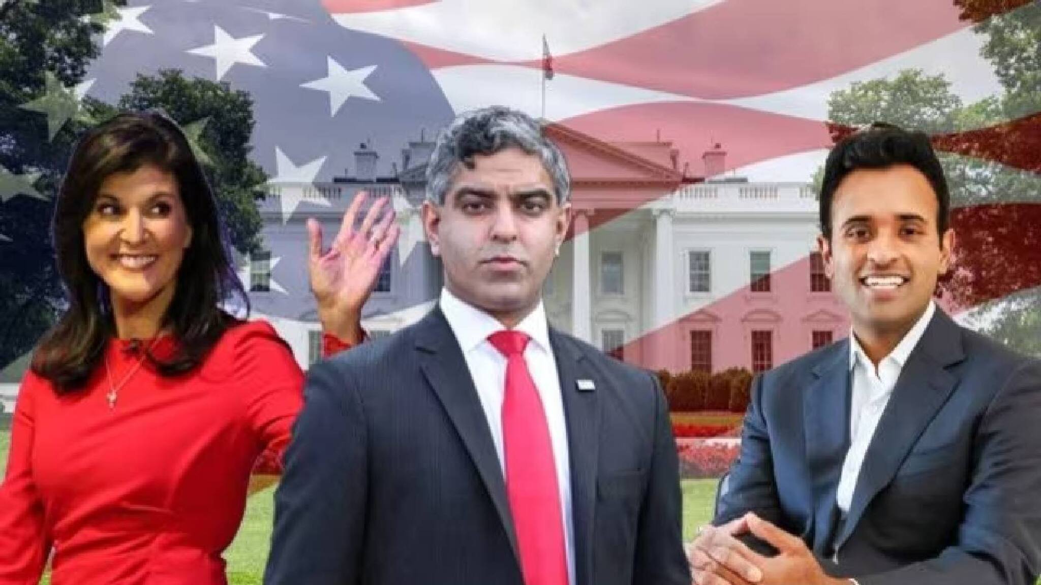 വൈറ്റ് ഹൗസിലും വരുമോ ഇന്ത്യക്കാരന്‍ ? അമേരിക്കൻ പ്രസിഡന്റ് തിരഞ്ഞെടുപ്പ് മത്സര രം​ഗത്ത് മൂന്ന് ഇന്ത്യൻ-അമേരിക്കൻ വംശജർ