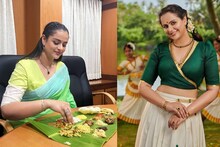 'ഓണസദ്യ പോലെ സ്വാദിഷ്ടമായ ഭക്ഷണം കഴിച്ചിട്ടില്ല'; ഓണമാഘോഷിച്ച് മാമാങ്കം നായിക പ്രാചി തെഹ്‌ലാൻ