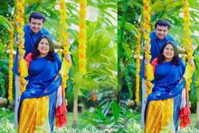 വീണയെ ഊഞ്ഞാലാട്ടി റിയാസ്; വൈറലായി മന്ത്രിയുടെ ഓണചിത്രം