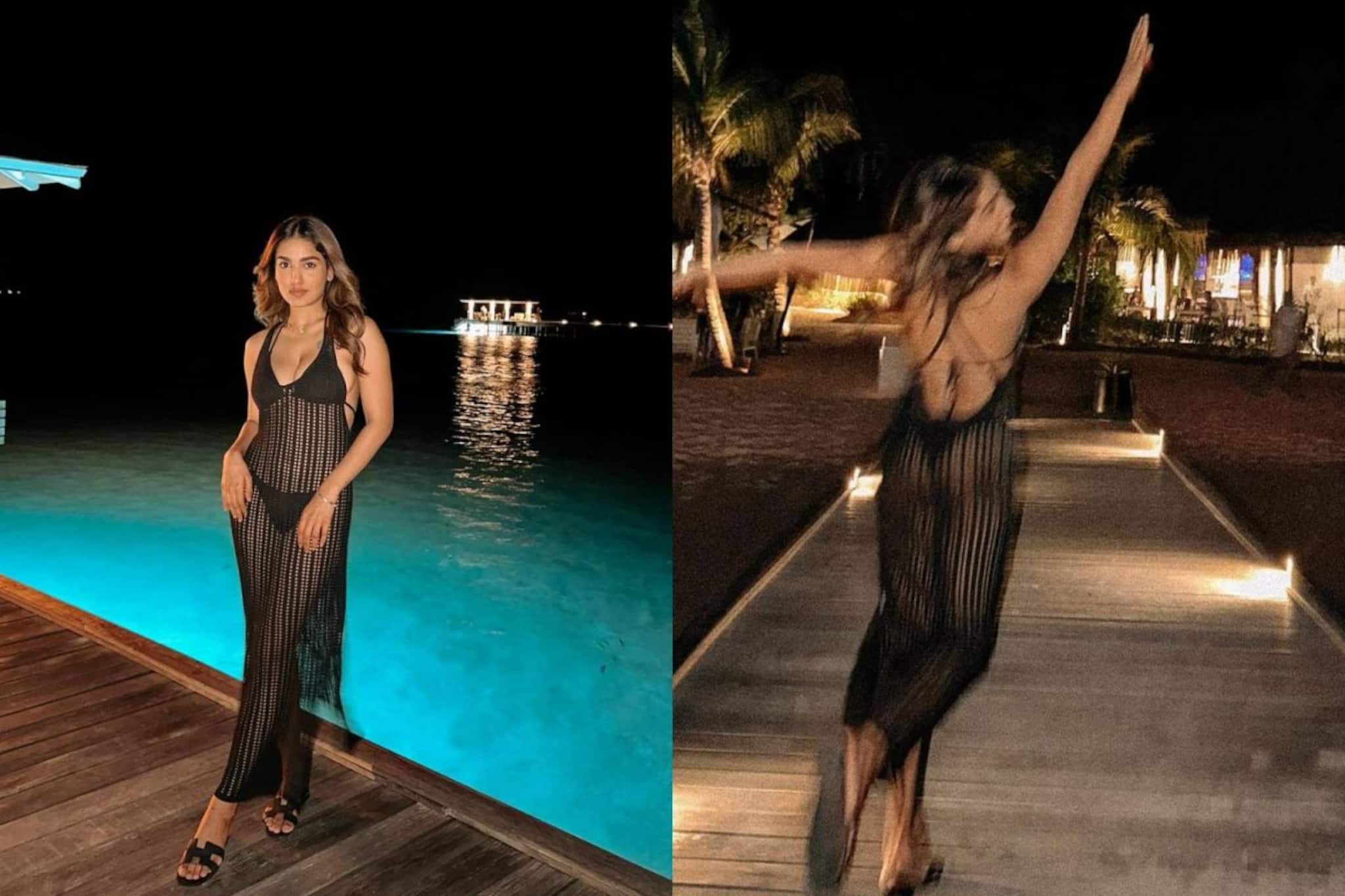 Saniya Iyyappan | ആരിത്, വലയ്ക്കുള്ളിലെ മത്സ്യ കന്യകയോ? സാനിയ അയ്യപ്പൻറെ പുത്തൻ മാറ്റം മാലിദ്വീപിൽ