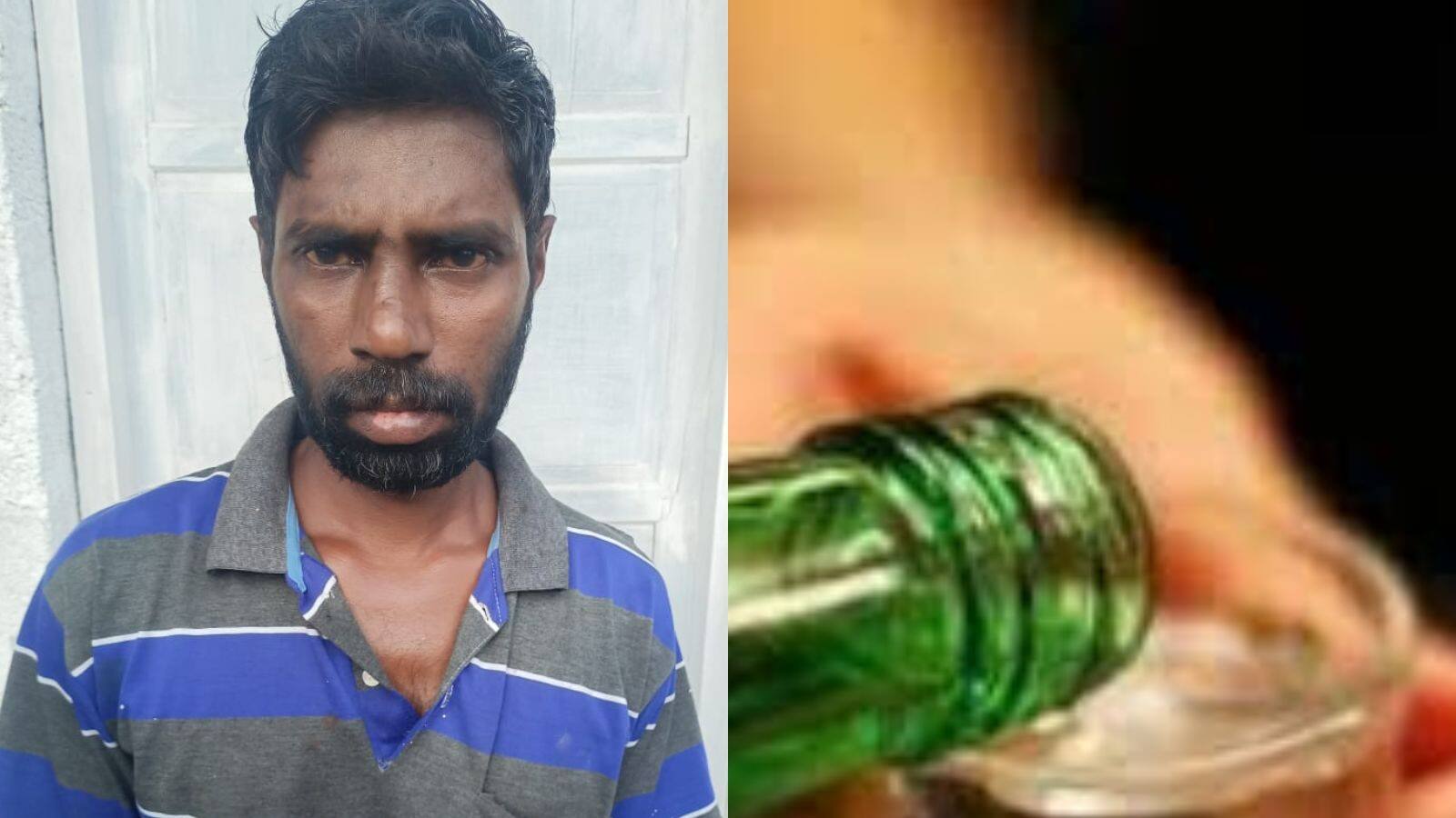 മദ്യപിക്കുന്നതിനിടെ വാക്കേറ്റം; യുവാവിനെ മദ്യകുപ്പികൊണ്ട് കുത്തിക്കൊന്ന