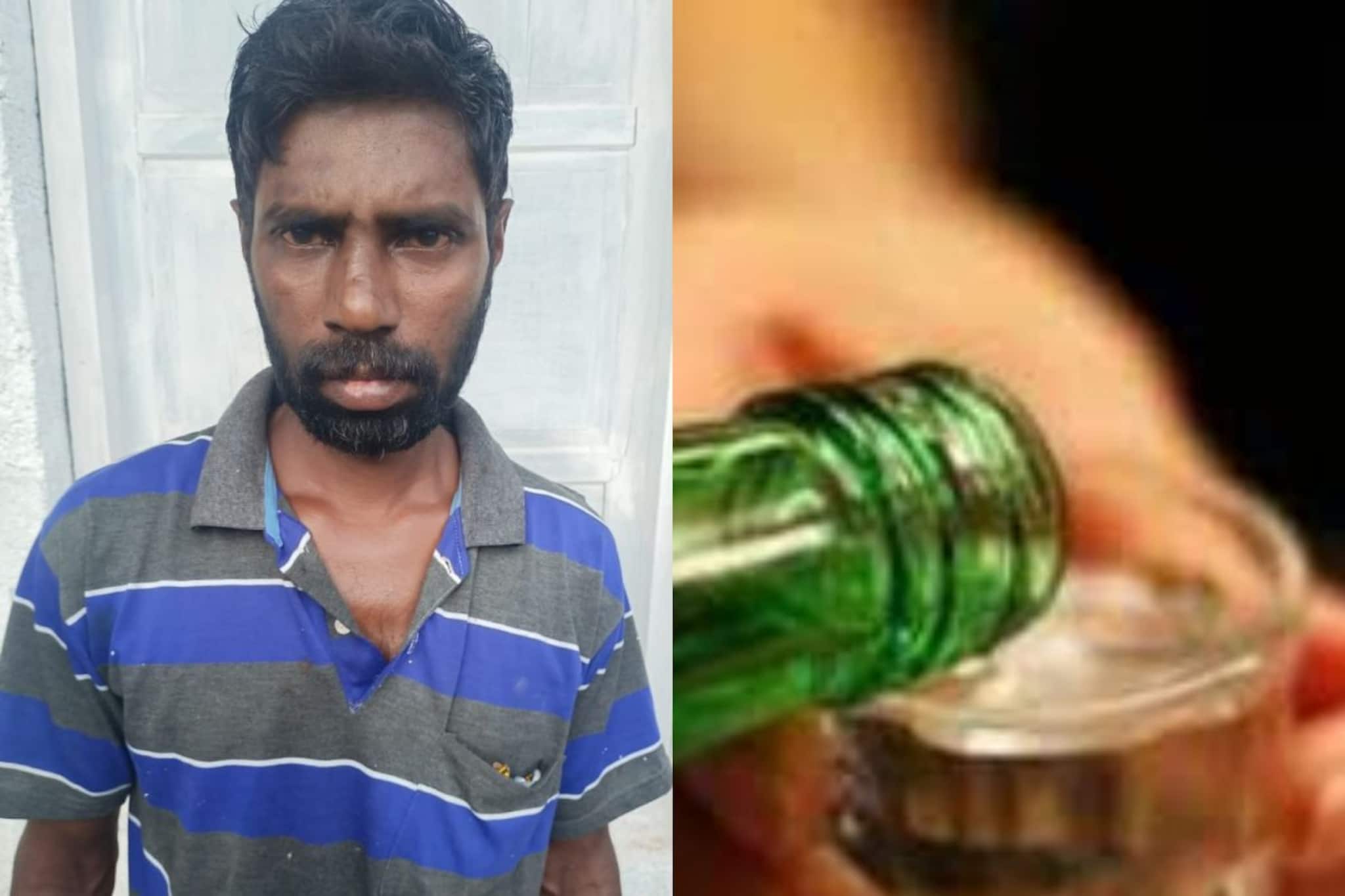 മദ്യപിക്കുന്നതിനിടെ വാക്കേറ്റം; യുവാവിനെ മദ്യകുപ്പികൊണ്ട് കുത്തിക്കൊന്ന സഹോദരൻ അറസ്റ്റിൽ