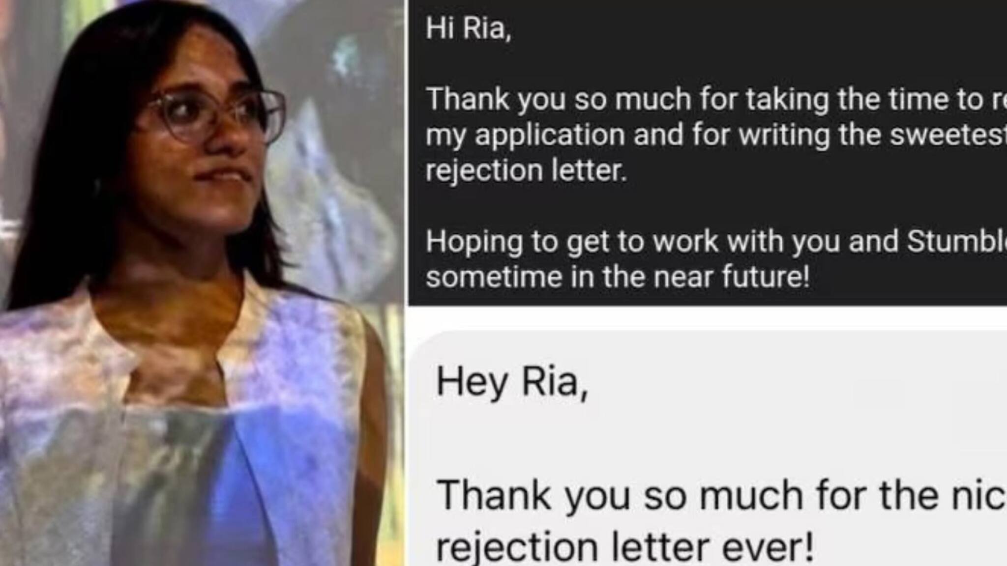 ജോലിക്ക് വേണ്ടെന്ന് ഇത്രയും മനോഹരമായി പറയാമോ? 24 കാരിക്ക് സോഷ്യൽ മീഡിയയിൽ കയ്യടി