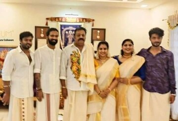 'എന്‍റെ ഓണം ജനുവരിയില്‍' മകളുടെ വിവാഹത്തിരക്കില്‍  സുരേഷ് ഗോപിയും കുടുംബവും