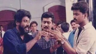 ഫ്രണ്ട്സ് സിനിമയുടെ ചിത്രീകരണത്തിനിടെ സിദ്ധിഖും സൂര്യയും വിജയും