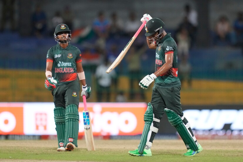 Nasum Ahmed scored 44 runs and the late order contributions from Tanzim, Mahedi helped Bangladesh reach 265.
