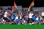 Asian Games | ചൈനയ്ക്കെതിരെ കെ.പി രാഹുലിന്റെ ഗോള്‍ കണ്ട് ആവേശഭരിതനായ ആരാധകനോട് അടങ്ങിയിരിക്കാന്‍ സെക്യൂരിറ്റി