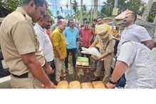 തിരുവനന്തപുരത്ത് വന്‍ കഞ്ചാവ് വേട്ട; 60 കിലോ കഞ്ചാവുമായി 4 പേര്‍ പിടിയില്‍