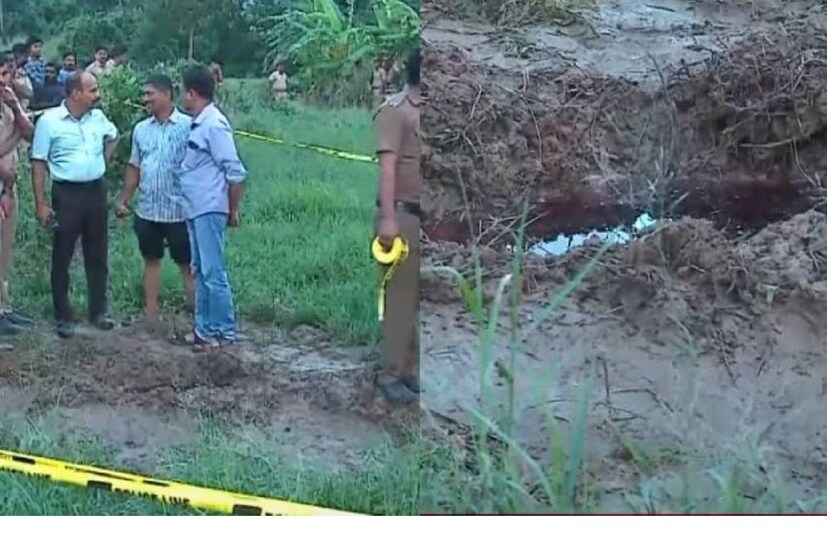  കരിങ്കരപ്പുള്ളി അമ്പലപ്പറമ്പ് പാൽനീരി കോളനിക്ക് സമീപത്തെ നെൽപാടത്താണ് യുവാക്കളുടെ മൃതദേഹം കുഴിച്ചിട്ട നിലയിൽ കണ്ടെത്തിയത്. സതീഷ് (22), ഷിജിത്ത് (22) എന്നിവരാണ് മരിച്ചതെന്നാണ് സൂചന. ഞായറാഴ്ച രാത്രി വെനേലി ഭാഗത്തുണ്ടായ അടിപിടിക്കേസുമായി ബന്ധപ്പെട്ട് സതീഷ്, ഷിജിത്ത്, സുഹൃത്തുക്കളായ അഭിൻ, അജിത്ത് എന്നിവർക്കെതിരെ കസബ പൊലീസ് കേസെടുത്തിരുന്നു. തുടർന്ന് 4 പേരും കരിങ്കരപ്പുള്ളിയിൽ സതീഷിന്റെ ബന്ധുവീട്ടിലാണ് താമസിച്ചിരുന്നത്.