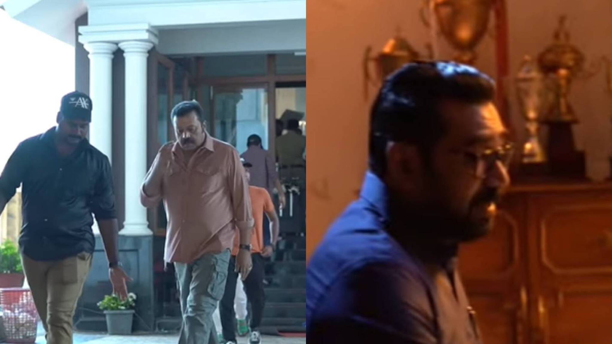 Garudan | സംഘർഷം മുറുക്കി സുരേഷ് ഗോപി, പാട്ടുംപാടി ബിജു മേനോൻ; 'ഗരുഡൻ' മേക്കിംഗ് വീഡിയോ