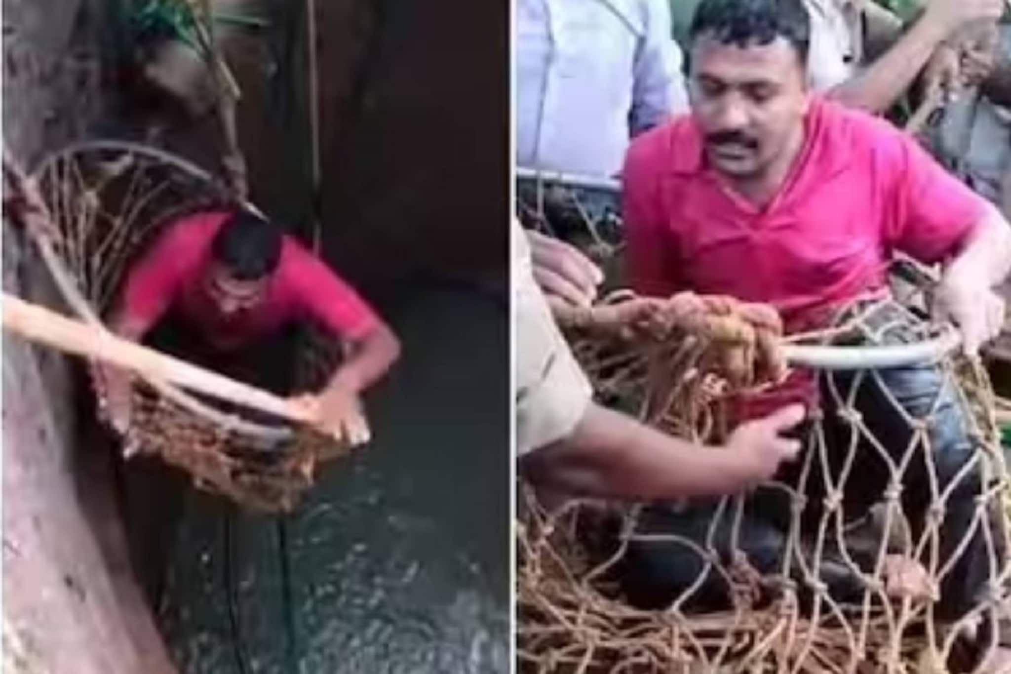 പള്ളി പെരുന്നാള്‍ കഴിഞ്ഞുവരുന്നതിനിടെയില്‍ കാല്‍തെറ്റി വീണു;  രാത്രി മുഴുവന്‍ കിണറ്റില്‍ കഴിഞ്ഞയാളെ രക്ഷപ്പെടുത്തി