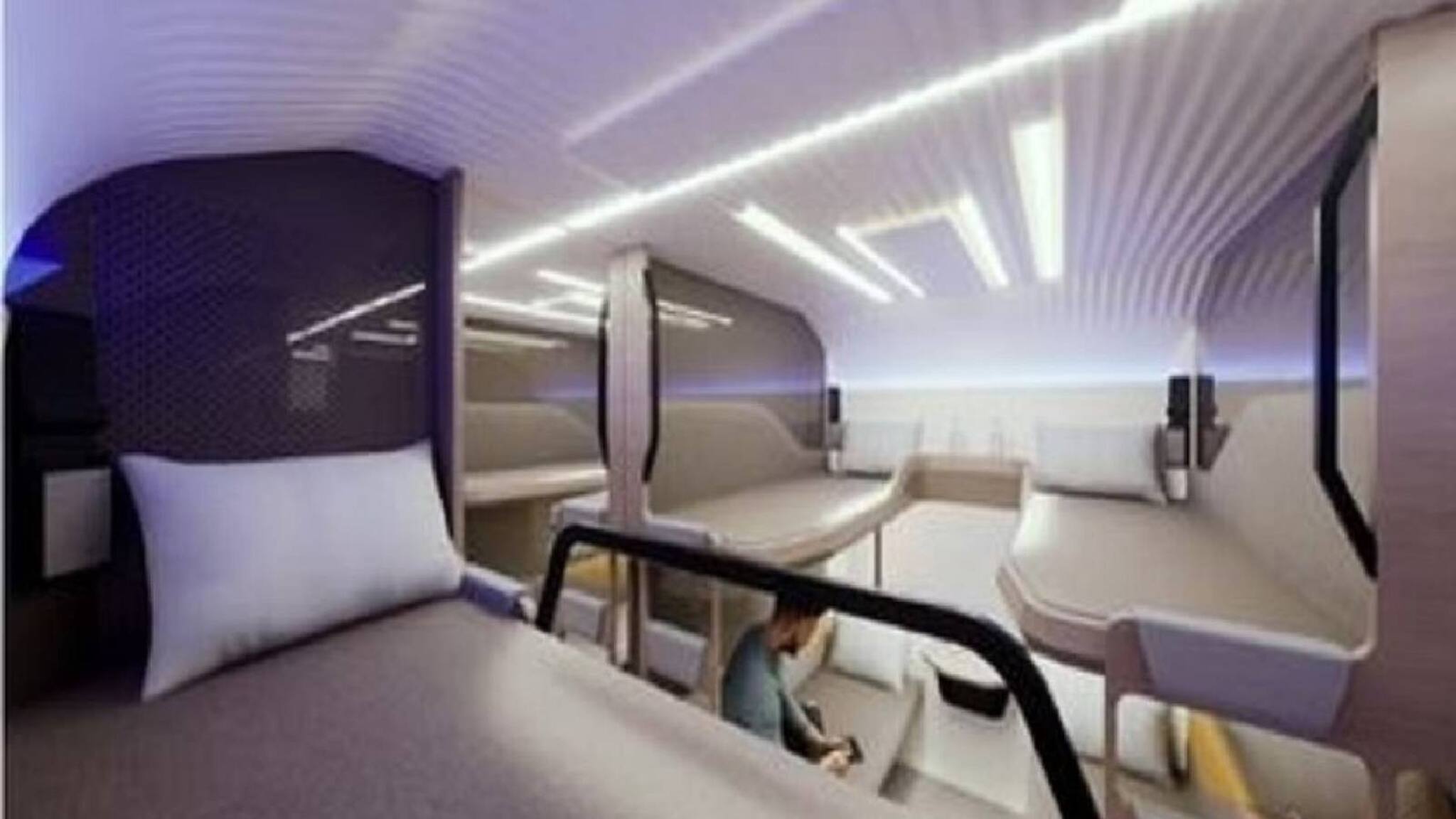 വന്ദേഭാരത് സ്ലീപ്പർ ട്രെയിൻ കോച്ചുകളുടെ ഫസ്റ്റ് ലുക്ക് പുറത്ത്; ഓരോ കോച്ചിനും മിനി പാൻട്രി