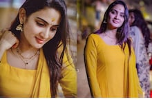 Aditi Ravi | മഞ്ഞൾ പ്രസാദവും നെറ്റിയിൽ ചാർത്തി; അദിതി രവിയുടെ നവരാത്രി സ്പെഷ്യല്‍ ചിത്രങ്ങള്‍