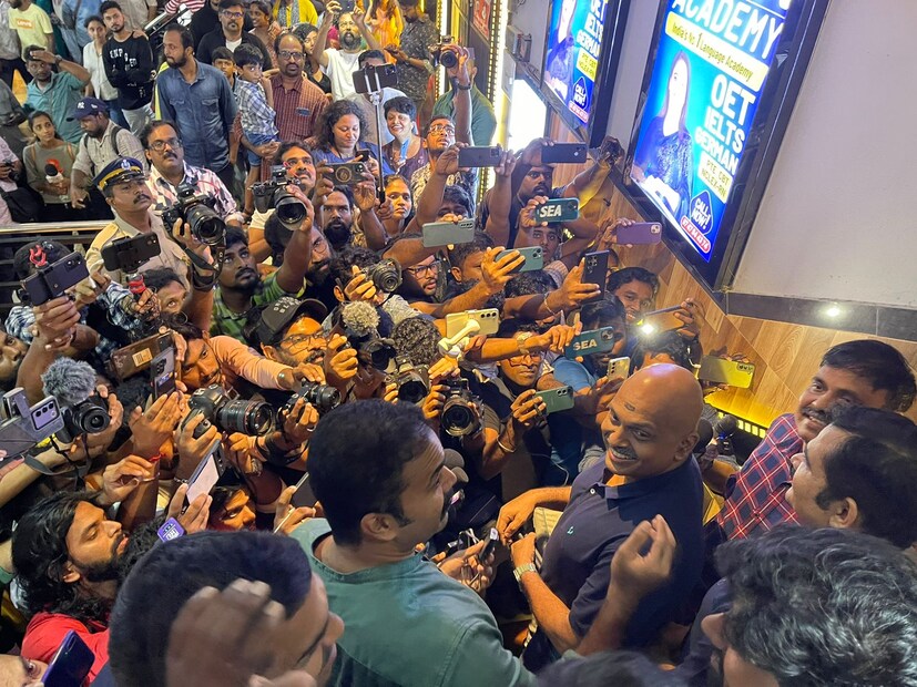  പോലീസ് കഥകളുമായി സിനിമക്ക് പലരും ഞങ്ങളെ സമീപിക്കാറുണ്ടെങ്കിലും അതിൽ അതിഭാവുകത്വം, കോമഡി ഒക്കെ ആയി മാറുന്ന കഥകളാണെന്നും പക്ഷെ കണ്ണൂർ സ്‌ക്വാഡ് പോലീസുകാർക്ക് കൂടി അഭിമാനിക്കാവുന്ന ചിത്രമാണെന്നും അദ്ദേഹം പറഞ്ഞു.