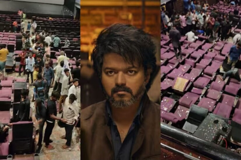  ചെന്നൈ: ആരാധകർ തിയേറ്റർ തകർത്തതിന് പിന്നാലെ, തമിഴ്‌നാട്ടിൽ വിജയ്‌ ചിത്രം 'ലിയോ'യുടെ രാവിലെ 7 മണിക്ക് നിശ്ചയിച്ചിരുന്ന പ്രദർശനത്തിന് സർക്കാർ അനുമതി നിഷേധിച്ചു. തിയേറ്ററുകൾക്കുള്ളിൽ ടീസർ/ട്രെയിലർ ആഘോഷങ്ങൾക്കും തിയേറ്റർ ഉടമകൾ നിരോധനമേർപ്പെടുത്തി.
