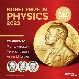 Nobel Prize | പ്രകാശത്തിന്റ അറ്റോസെക്കൻഡ്‌ സ്പന്ദനങ്ങൾ സൃഷ്ടിച്ചു; ഭൗതികശാസ്ത്ര നൊബേല്‍ മൂന്ന് പേർക്ക്