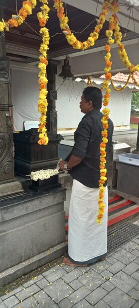  കോട്ടയം ജില്ലയിലെ കാഞ്ഞിരപ്പള്ളിക്കടുത്ത തമ്പലക്കാട് ഗ്രാമത്തിലെ മഹാകാളിപാറ ദേവസ്വമാണ് നവരാത്രി ആഘോഷങ്ങളോടനുബന്ധിച്ച് ഹിരണിന് സ്വീകരണം ഒരുക്കിയത്.