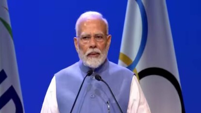 പ്രധാനമന്ത്രി നരേന്ദ്ര മോദി ഐഒസി സെഷനിൽ പ്രധാനമന്ത്രി നരേന്ദ്ര മോദി ഐഒസി സെഷനിൽ