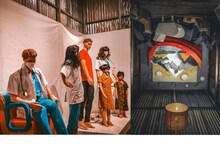 'കേരളം കൈവരിച്ച നേട്ടങ്ങള്‍ അറിയണോ'?സര്‍ക്കാരിന്റെ പുരോഗമനനയങ്ങള്‍ക്ക് കലാവിഷ്‌കാരമൊരുക്കി കേരളീയത്തില്‍ പ്രദര്‍ശനം