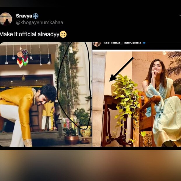  കൂടാതെ താരങ്ങൾ പങ്കുവച്ച രണ്ട് ചിത്രങ്ങളിലെയും ഭിത്തി സമാനമാണെന്ന് ആരാധകർ ശ്രദ്ധിച്ചു. പരസ്യമായി ഇത് സമ്മതിച്ചൂടെ എന്ന് ഒരു ആരാധകൻ കുറിച്ചു.