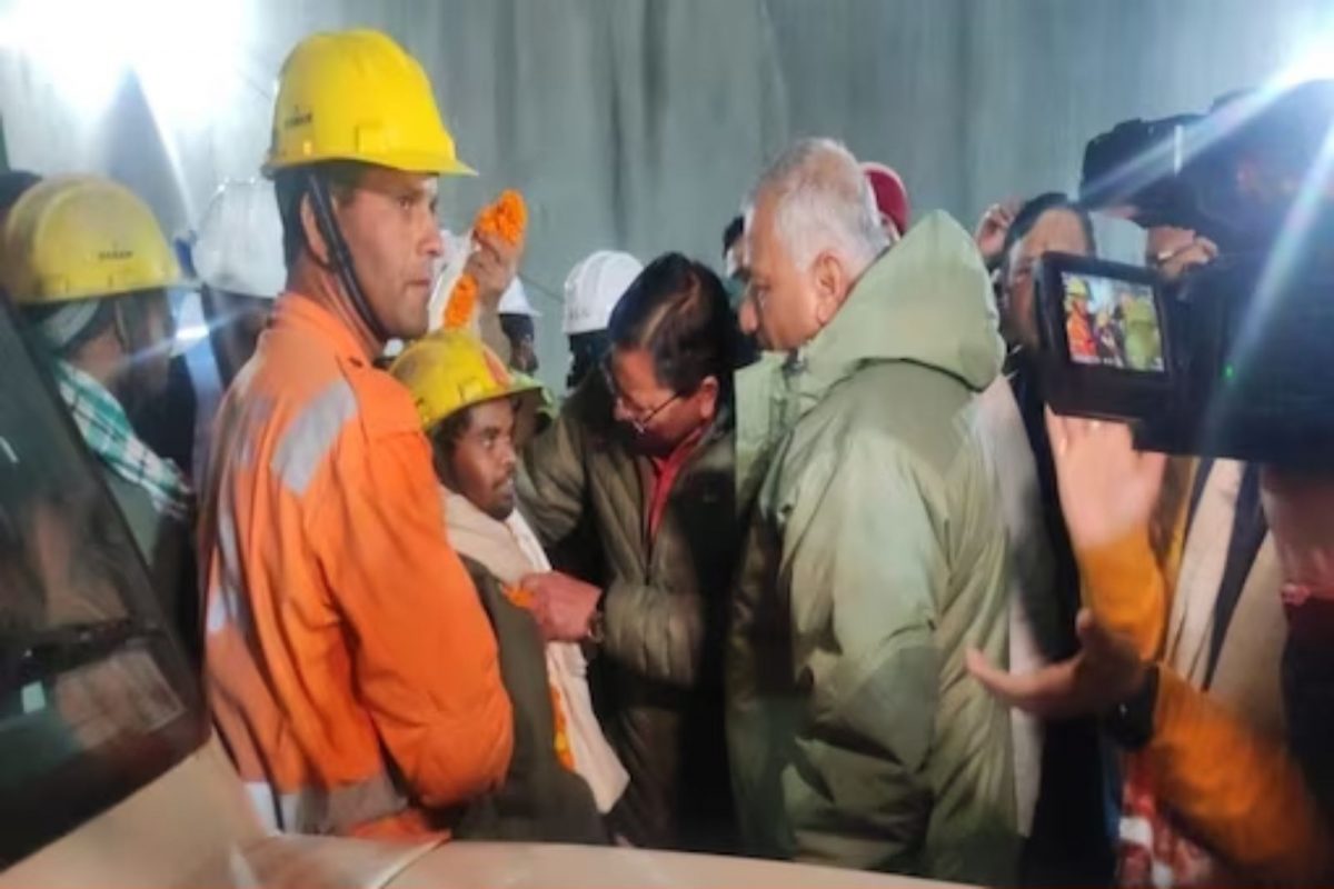 Miraculous Rescue: 41 Workers Trapped in Uttarakhand Tunnel Collapse ...