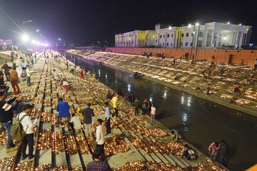 Diwali 2023 | ഗിന്നസ് റെക്കോർഡിട്ട് അയോധ്യയിലെ ദീപോത്സവം; 22 ലക്ഷം ദീപങ്ങൾ ഒന്നിച്ച് തെളിഞ്ഞു