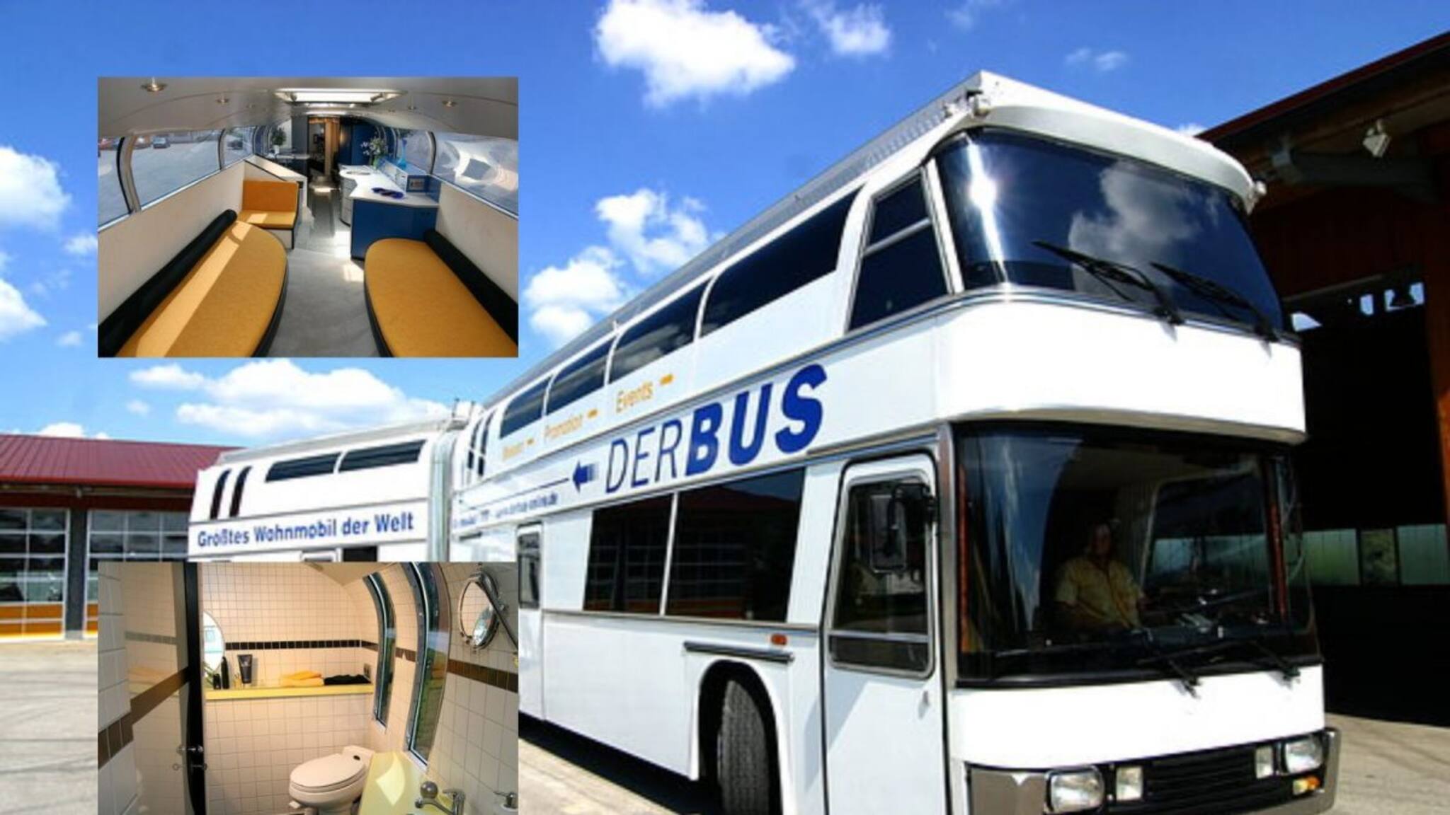 ഈ ബസിൽ ടോയ്‌ലറ്റ് മാത്രമല്ല; ബാർ,കോൺഫ്രൻസ് ഹാൾ, കാർ ഇടാവുന്ന ഗാരിജ് ഒക്കെയായി ലോകത്തെ നമ്പർ വൺ കക്ഷി