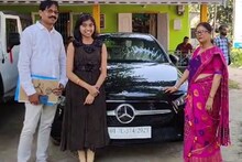 50 ലക്ഷത്തിന്റെ മേഴ്‌സിഡസ് ബെൻസ് നൂറ് രൂപയ്ക്ക് സ്വന്തമാക്കി വിദ്യാര്‍ഥിനി