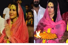 Sunny Leone | വാരണാസിയിലെ ഗംഗാ ആരതിയില്‍ പങ്കെടുത്ത് ബോളിവുഡ് താരം സണ്ണി ലിയോണ്‍
