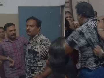 അധ്യാപകരുടെ സംഘർഷം