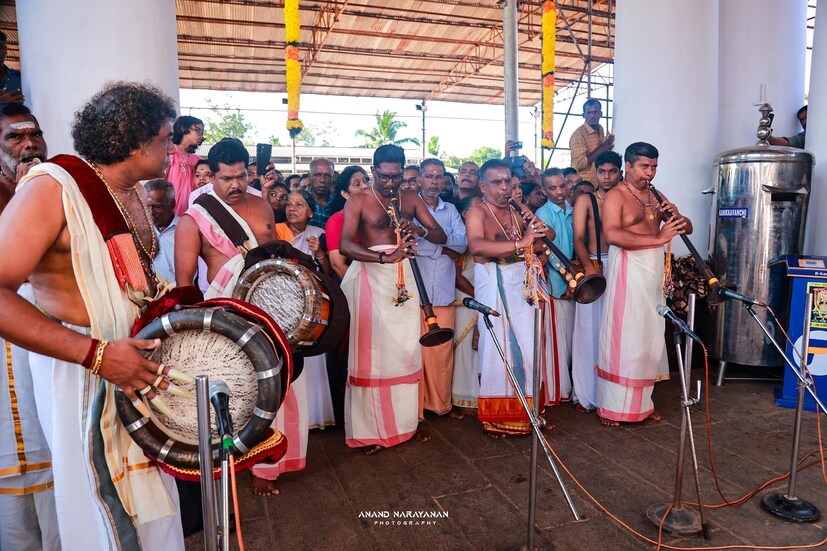  8–ാം ഉത്സവദിനമായ ഡിസംബർ 1ന് വടക്കും ചേരി മേൽ എഴുന്നളളിപ്പ് ഡിസംബർ 2ന് തെക്കുംചേരിമേൽ എഴുന്നള്ളിപ്പും നടത്തും.  9–ാം ഉത്സവ നാളിൽ  ആനച്ചമയ പ്രദർശനം, ഗജപൂജ, ആനയൂട്ട് എന്നിവ നടത്തും.(ചിത്രങ്ങള്‍: ആനന്ദ് നാരായണന്‍)