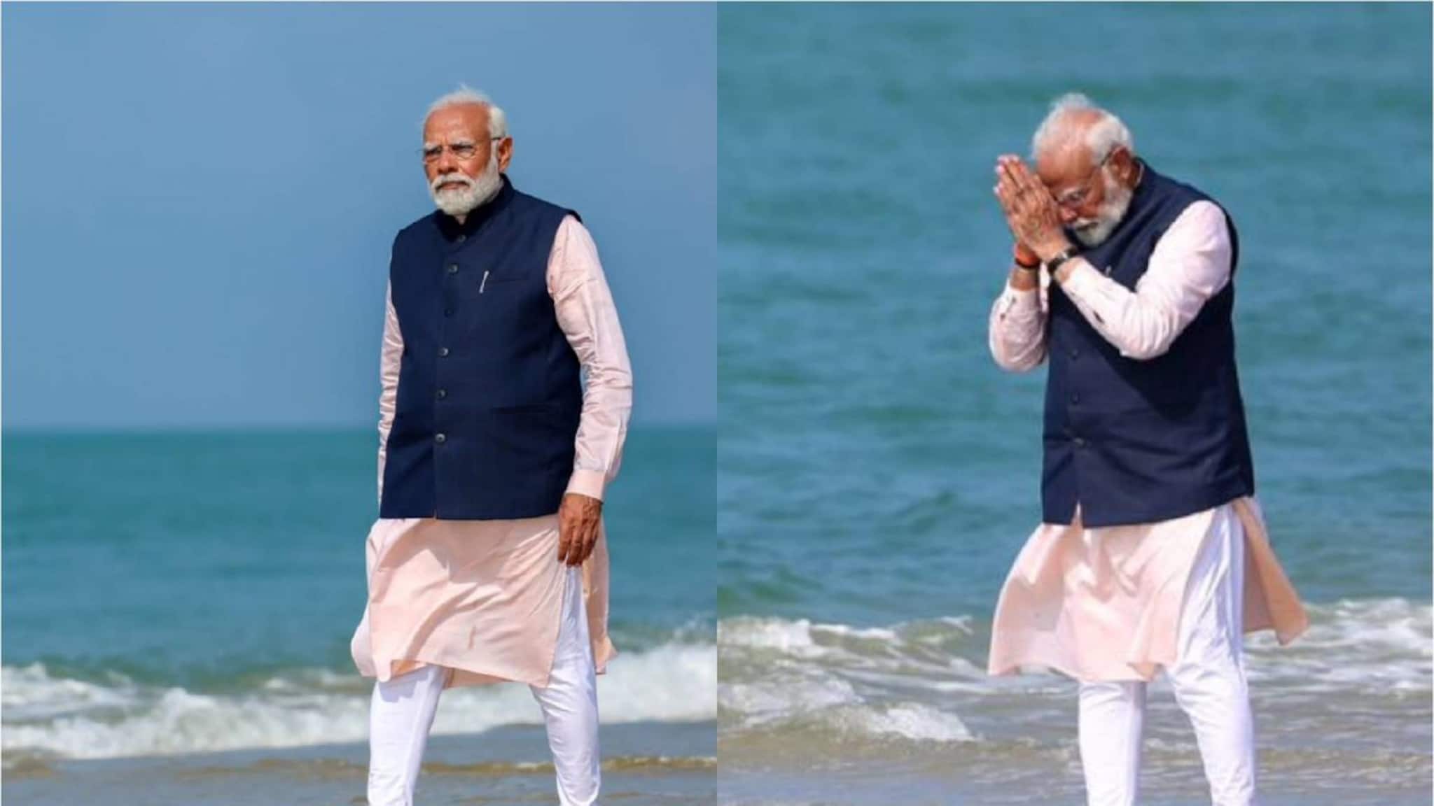 രാമസേതു സ്മരണയില് പ്രാര്ത്ഥനാനിരതനായി പ്രധാനമന്ത്രി ധനുഷ്കോടിയില്; അരിചാൽ മുനൈ സന്ദര്ശിച്ച് മോദി രാമസേതു സ്മരണയില് പ്രാര്ത്ഥനാനിരതനായി പ്രധാനമന്ത്രി ധനുഷ്കോടിയില്; അരിചാൽ മുനൈ സന്ദര്ശിച്ച് മോദി