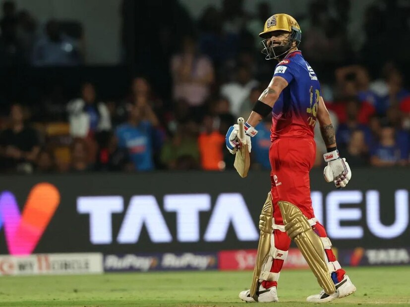 The Chinnaswamy fell silent when Virat Kohli as dismissed for 77 by Harshal Patel (IPL Photo)