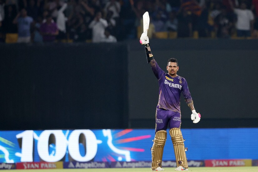 Sunil Narine was able to continue his innings and registerd his first T20 ton in just 49 deliveries. (Sportzpics)