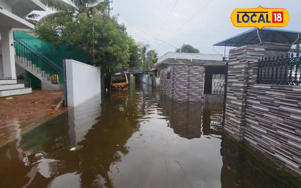 Continuous rain in Alappuzha causes flood in unexpected area ...