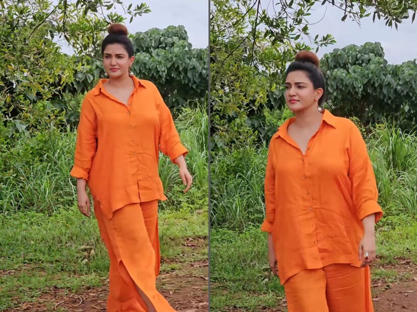  അത്തരത്തിൽ ശ്രദ്ധ നേടുകയാണ് നടി ഹണ റോസിന്റെ പുതിയ വീഡിയോ. കാവി നിറത്തിലുള്ള വസ്ത്രമാണ് താരം അണിഞ്ഞിരിക്കുന്നത്. ചെടികൾക്കിടയില്‍ നിൽക്കുന്ന തരത്തിലാണ് വീഡിയോ.