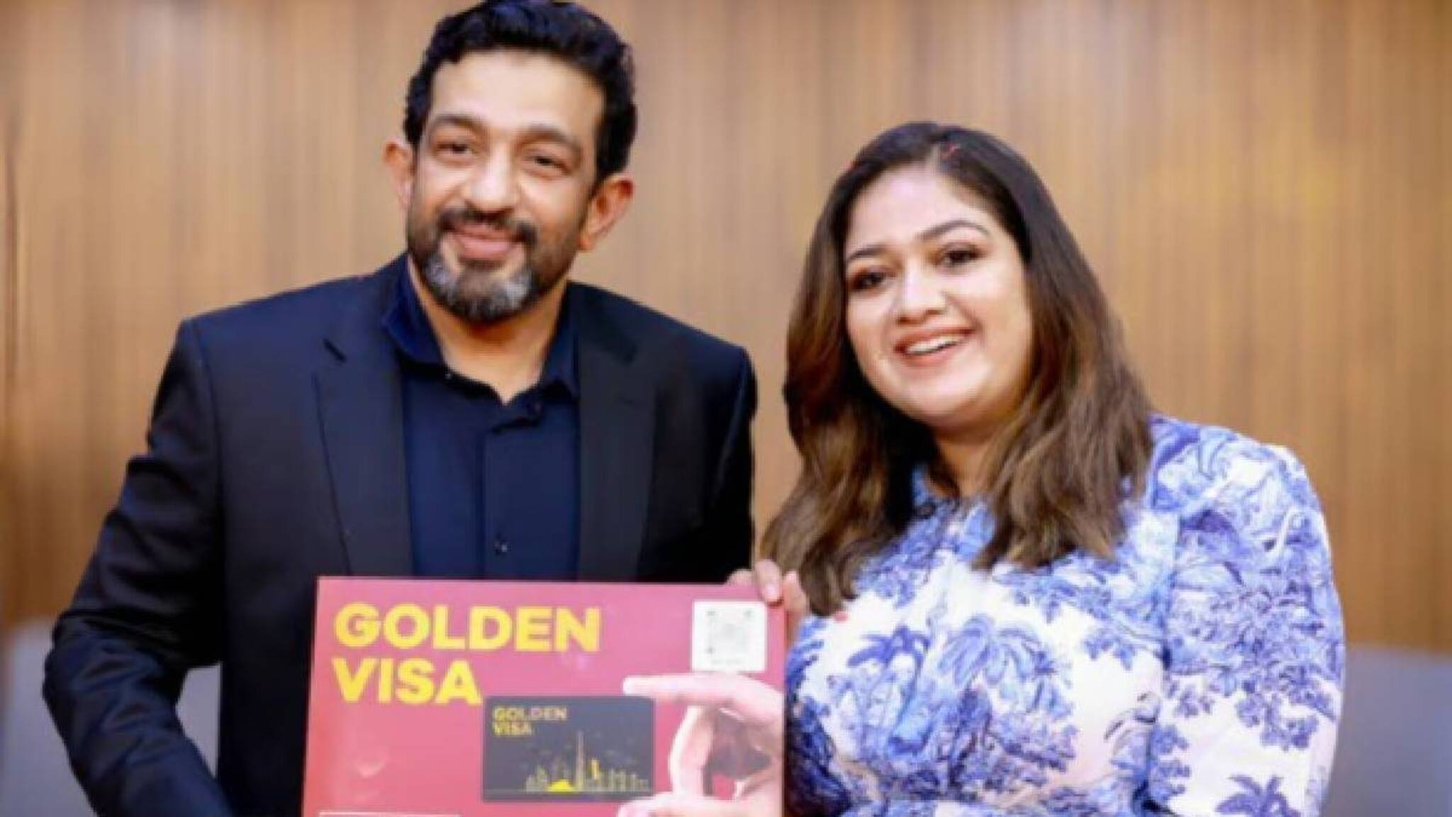 നടി മേഘ്‌ന രാജിന് യു എ ഇ ഗോൾഡൻ വിസ