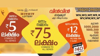 Photo: Directorate of kerala state lotteries Photo: Directorate of kerala state lotteries
