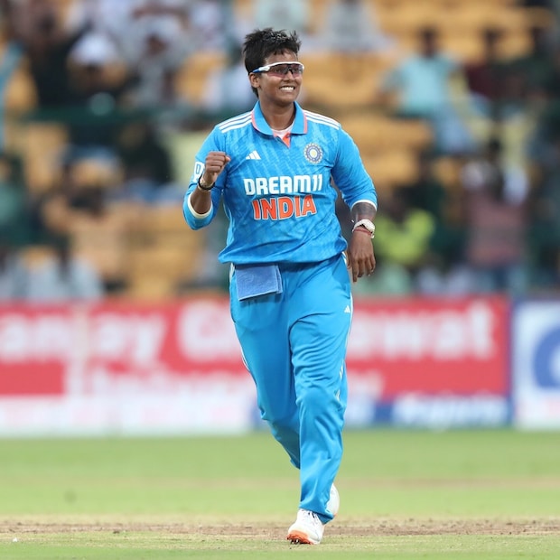 As for the Indian bowlers, Pooja Vastrakar and Deepti Sharma scalped two wickets each in 7 and 10 overs respectively.