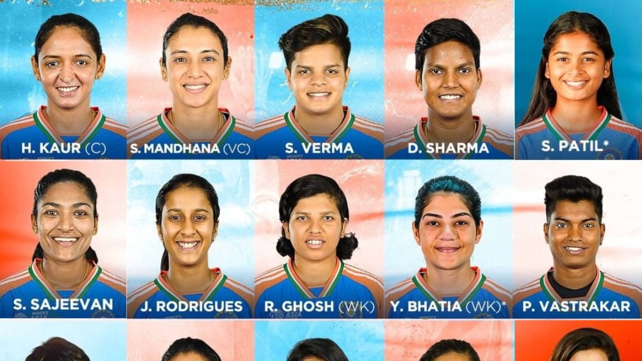 ICC Women's T20 World Cup 2024: ഇന്ത്യൻ പുലിക്കുട്ടികൾ; വനിതാ ടി20 ലോകകപ്പ് ഫുൾ സ്ക്വാഡ്
