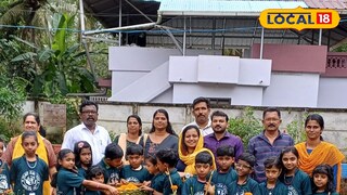  വിദ്യാർത്ഥികൾ പൂന്തോട്ടത്തിൽ 