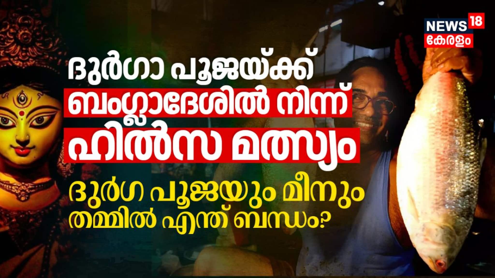 ദുർഗാ പൂജയ്ക്ക് ബംഗ്ലാദേശിൽ നിന്ന് ഹിൽസ മത്സ്യം; ദുർഗ പൂജയും മീനും തമ്മിൽ എന്ത് ബന്ധം?