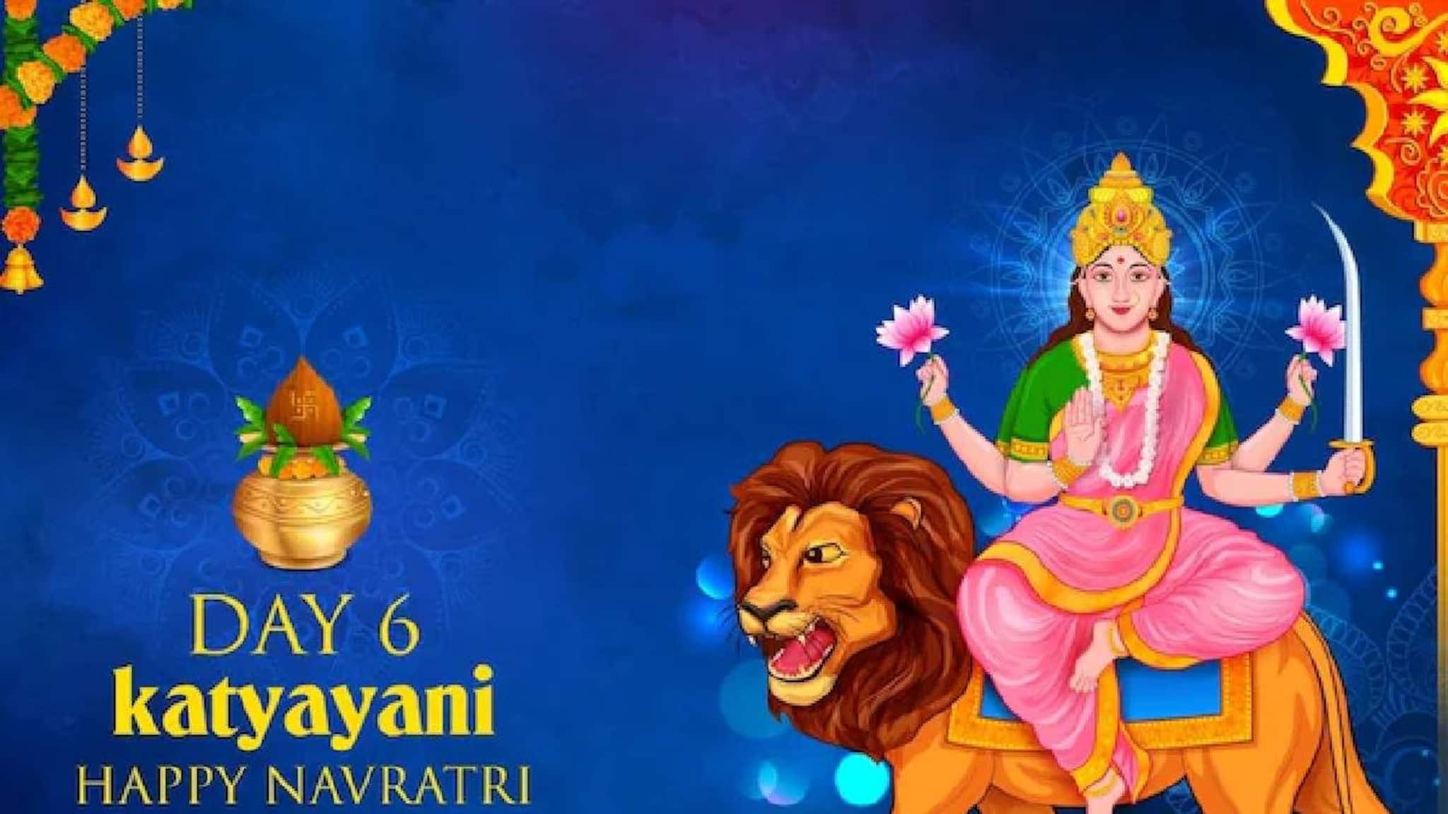 Navratri 2024 | നവരാത്രിയുടെ ആറാം നാള്‍ ദേവി കാത്യായനി ഭാവത്തില്‍